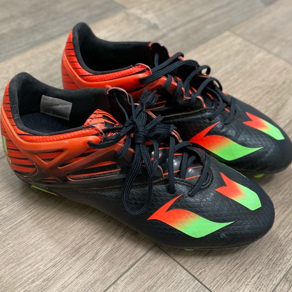 Adidas Shoes Adidas Messi 51 Black Green Red Soccer Cleats 3 Poshmark